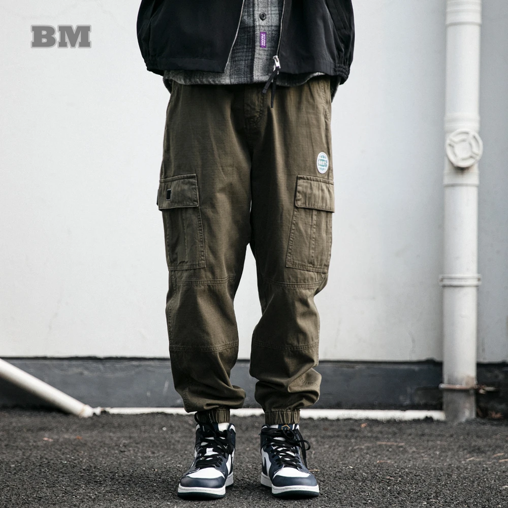 

Japanese Streetwear High Quality Casual Cargo Pants Harajuku Jogging 2022 Korean Fashion Trousers Men Clothing Tactical Joggers