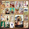 Funny Sexy Lady Poster Car Airplane With Pin Up Girls Metal Signs Vintage Art Painting Craft Pub Bar Home Wall Decor YI-108 ► Photo 1/6