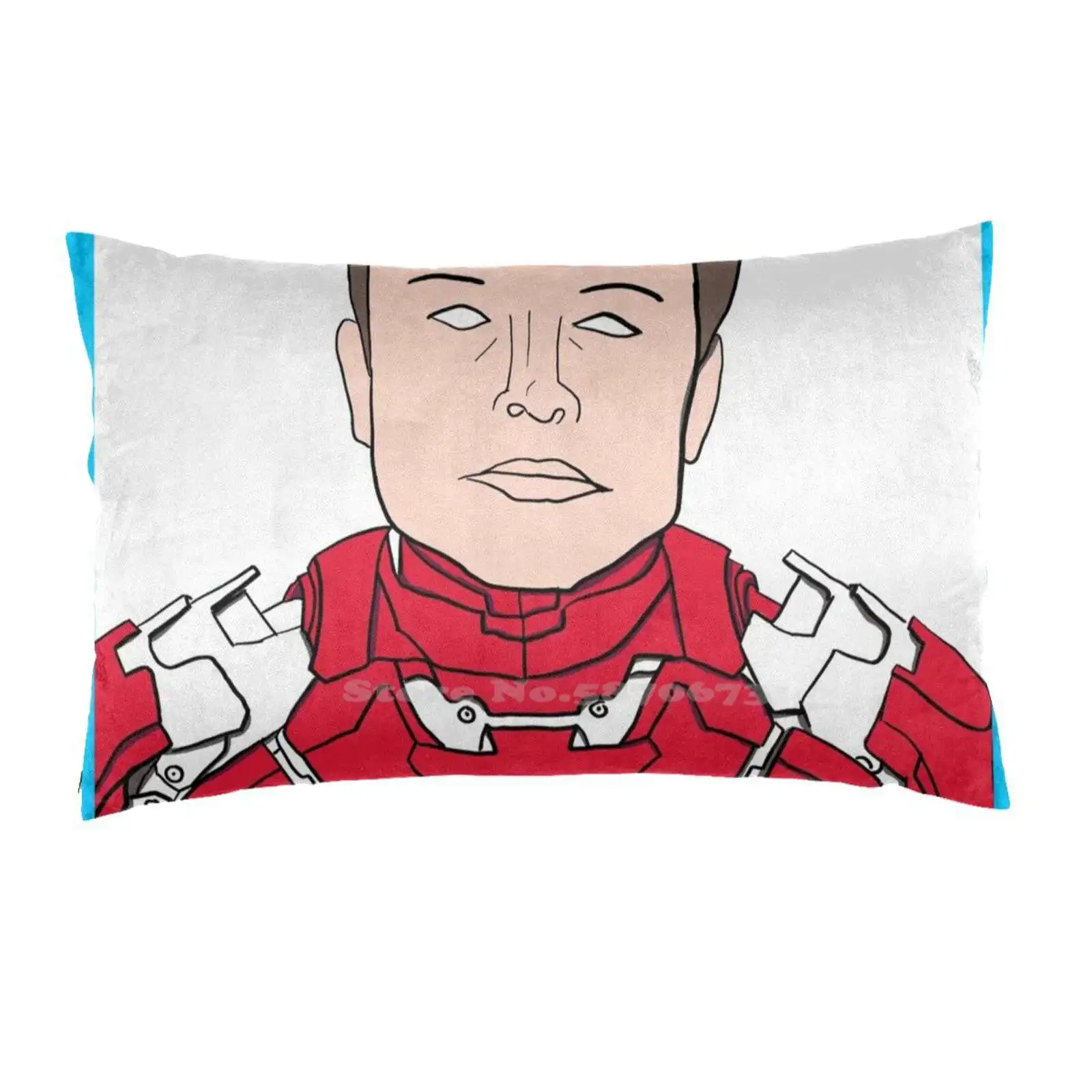 Elon Stark Fodera Per Cuscino Rettangolare Morbida E Confortevole Elon Musk Tesla Future Tech Cybertruck Meme Review Technology Supereroi
