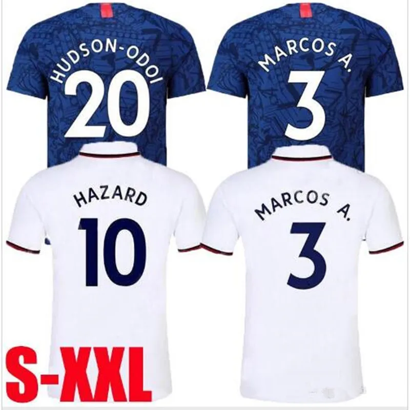 19/20 HAZARD KANTE 2019 Chelsea футболки для футбола Домашняя футболка JORGINHO HIGUAIN PULISIC WILLIAN MARCOS A |