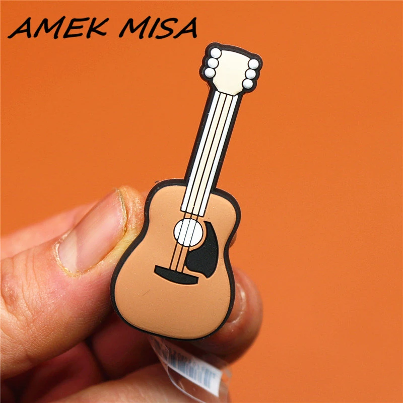 Shoe Charms Accessories Guitar Crocs Charms Croc Jibbitz Guitar