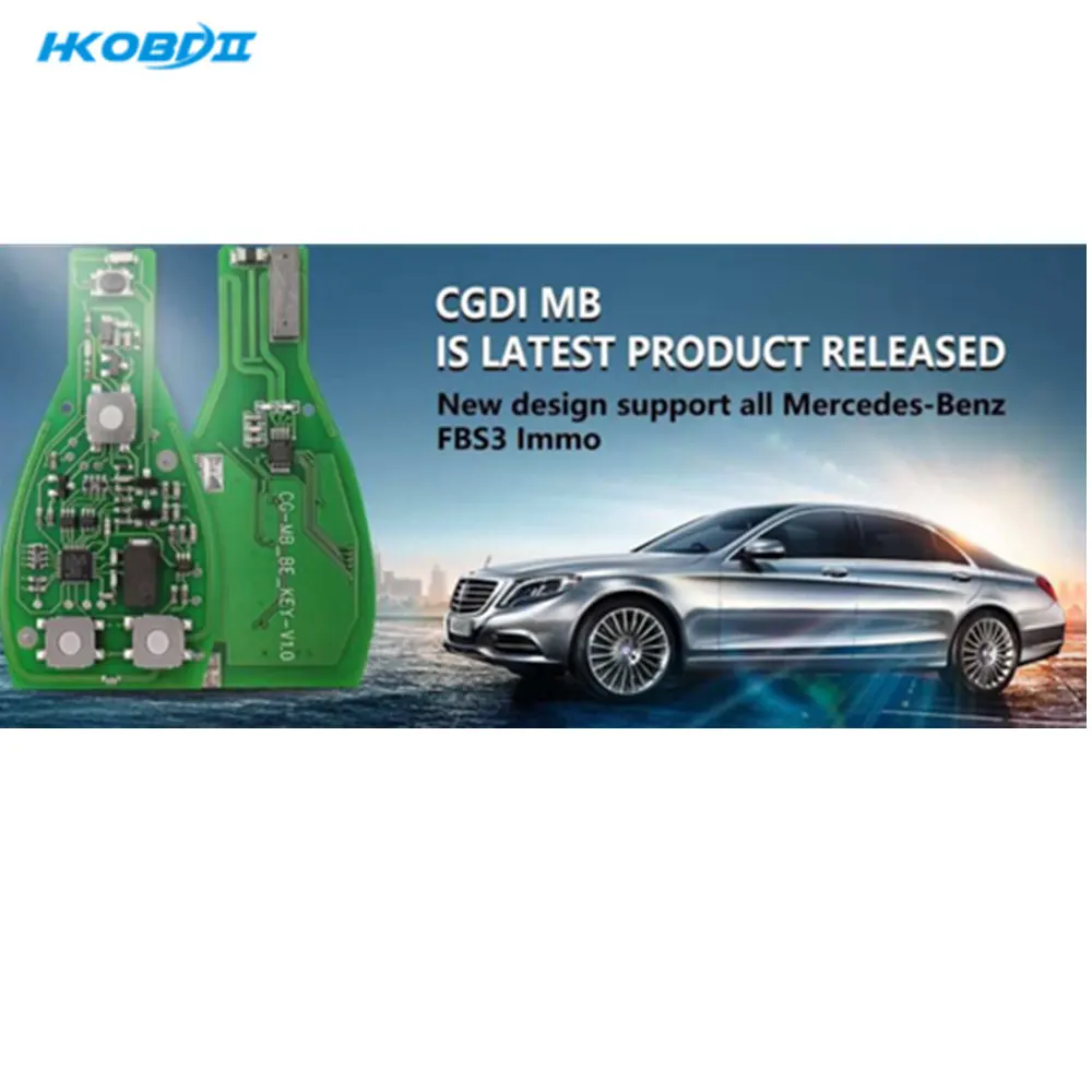 HKOBDII CGDI MB ключи для Mercedes-Benz Van power slide двери автоматические 315 mhz-433 mhz Настройка с 200 points Bouns многоразовый ключ - Количество кнопок: Board