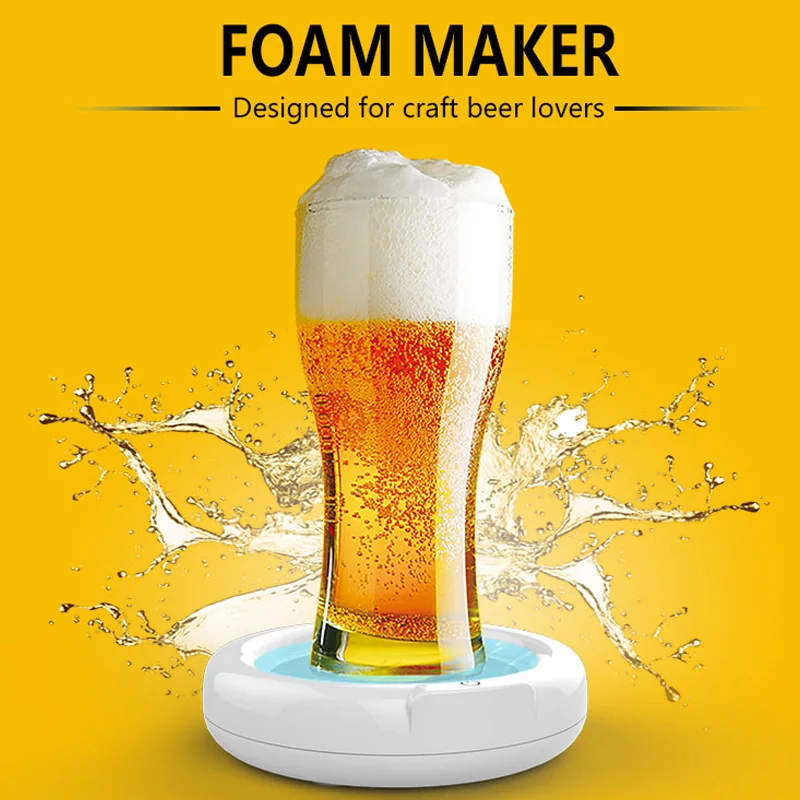 

Portable Household Wine Decanter Beer Bubbler Portable Ultrasonic Foam Machine Foam Maker Festival Party