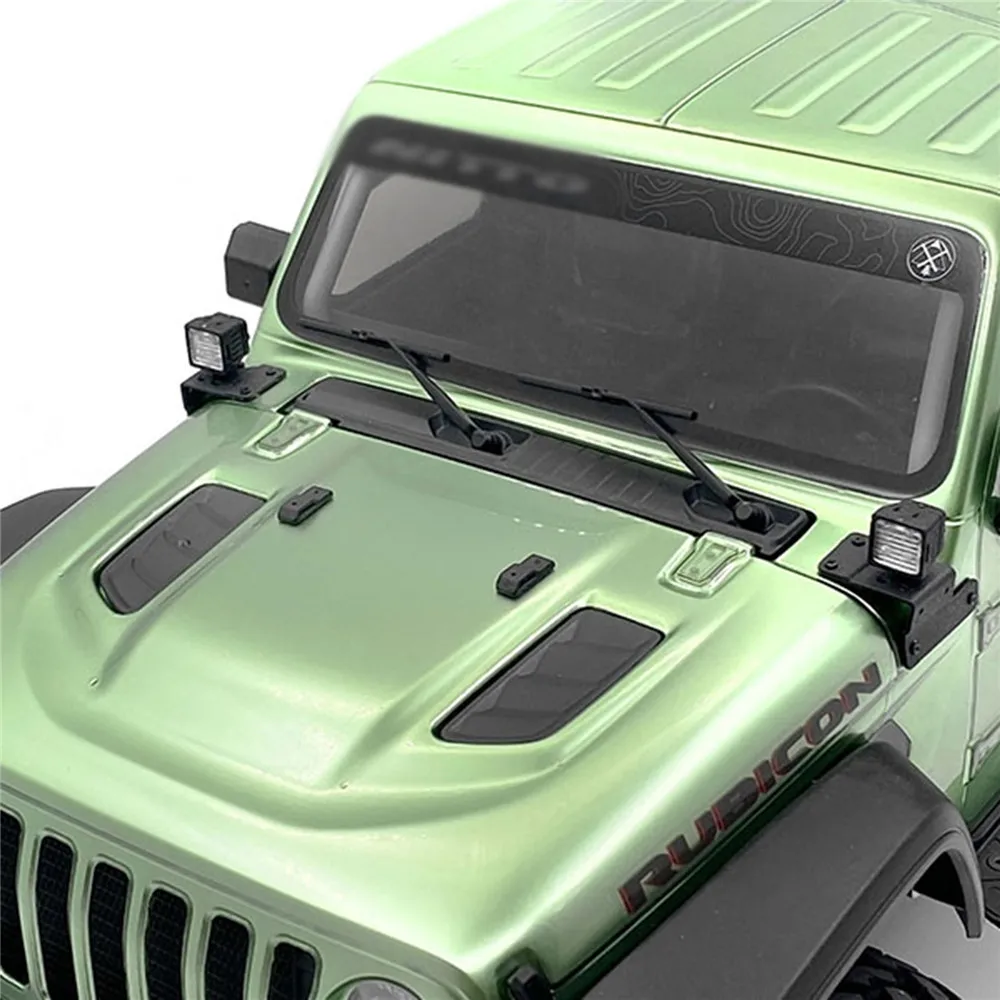 1 пара передних фар с 3 мм светодиодный Ной лампой для 1/10 AXIAL SCX10 III RC автомобильные