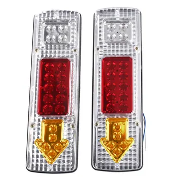 

2x 12V 19 LED Energy Saving Truck Trailer Rear Tail Light Indicator Lamp