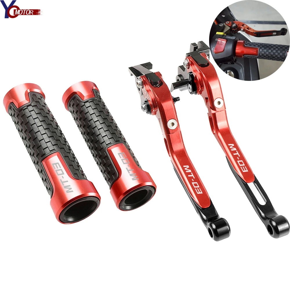 

For YAMAHA MT-03 MT 03 MT03 2015-2021 2019 2020 Motorcycle Adjustable Foldable Extending Brake Clutch Lever Handle Hand Grips