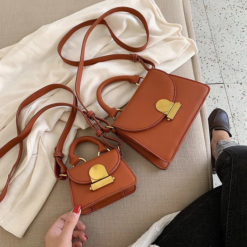 

INS New Arrival Bag Women's 2019 Korean-style Fashion Mini Lock Square Sling Bag Mini Bags Crossbody Bag Small