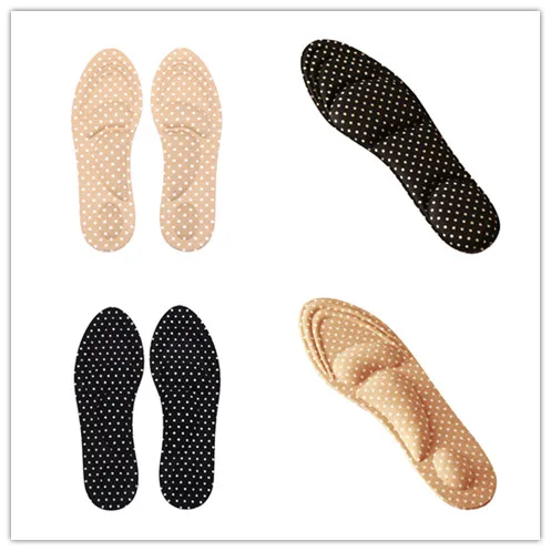 1Pair Massage High Heels Sponge 3D Shoe Insoles Cushions Pads DIY Cutting Sport Arch Support Orthotic For Women
