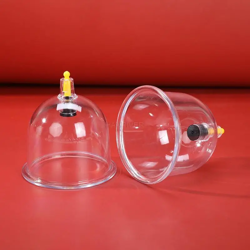 Cupping device, No. 2 cans, household exhausting vacuum thickening magnetic therapy beauty care 6 pcs/group 4