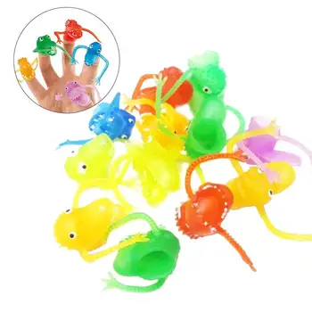 

10 Pcs Monster Finger Puppets Cool Creepy Finger Monsters for Kids Great Party Favors Fun Toys Puppet Show