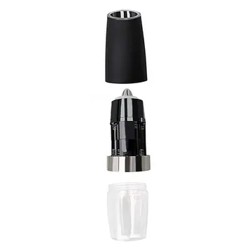 

Electric Salt and Pepper Grinder Stainless Steel Pepper and Salt Mill with LED Light for Different Cooked Food