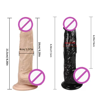 8.5 Inch Huge Realistic Dildo Silicone Penis Dong with Suction Cup for Women Masturbation Lesbain Anal Sex Toys for Adults 18 4