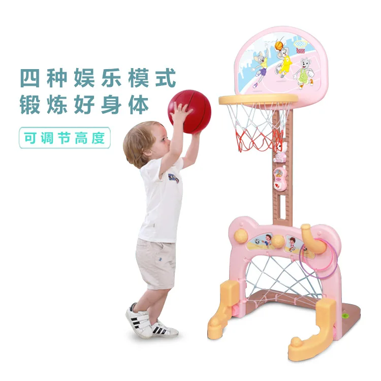 

CHILDREN'S Basketball Stand Adjustable Deconstructable Football Door All-in-One Indoor Sports Baby Boy Ball Toys