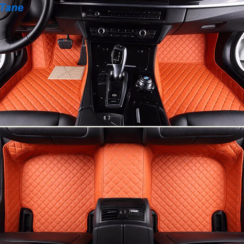 

Tane leather car floor mats For cadillac escalade srx ats 2013~2018 XTS CT6 XT5 SRX CTS ESCALADE car accessories carpet rug