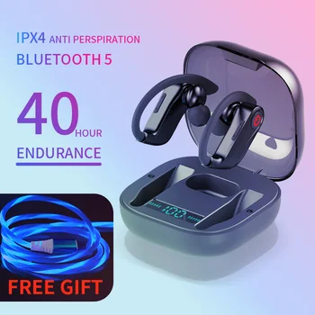 

New Q62TWS bluetooth headset 5.0 in-ear digital display noise reduction business sports wireless bluetooth headset