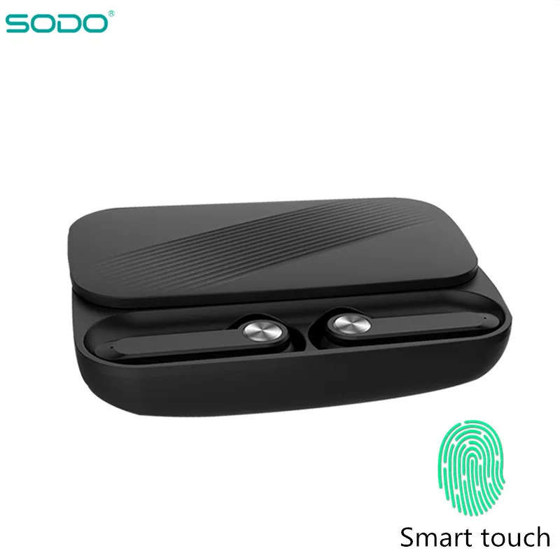 Беспроводные наушники вкладыши SODO Bluetooth 5 0 TWS с микрофоном высокой