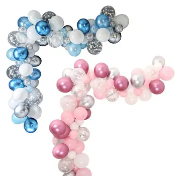 

Snowflake Balloon Garland Arch Kit Christmas Latex Balloon Kit