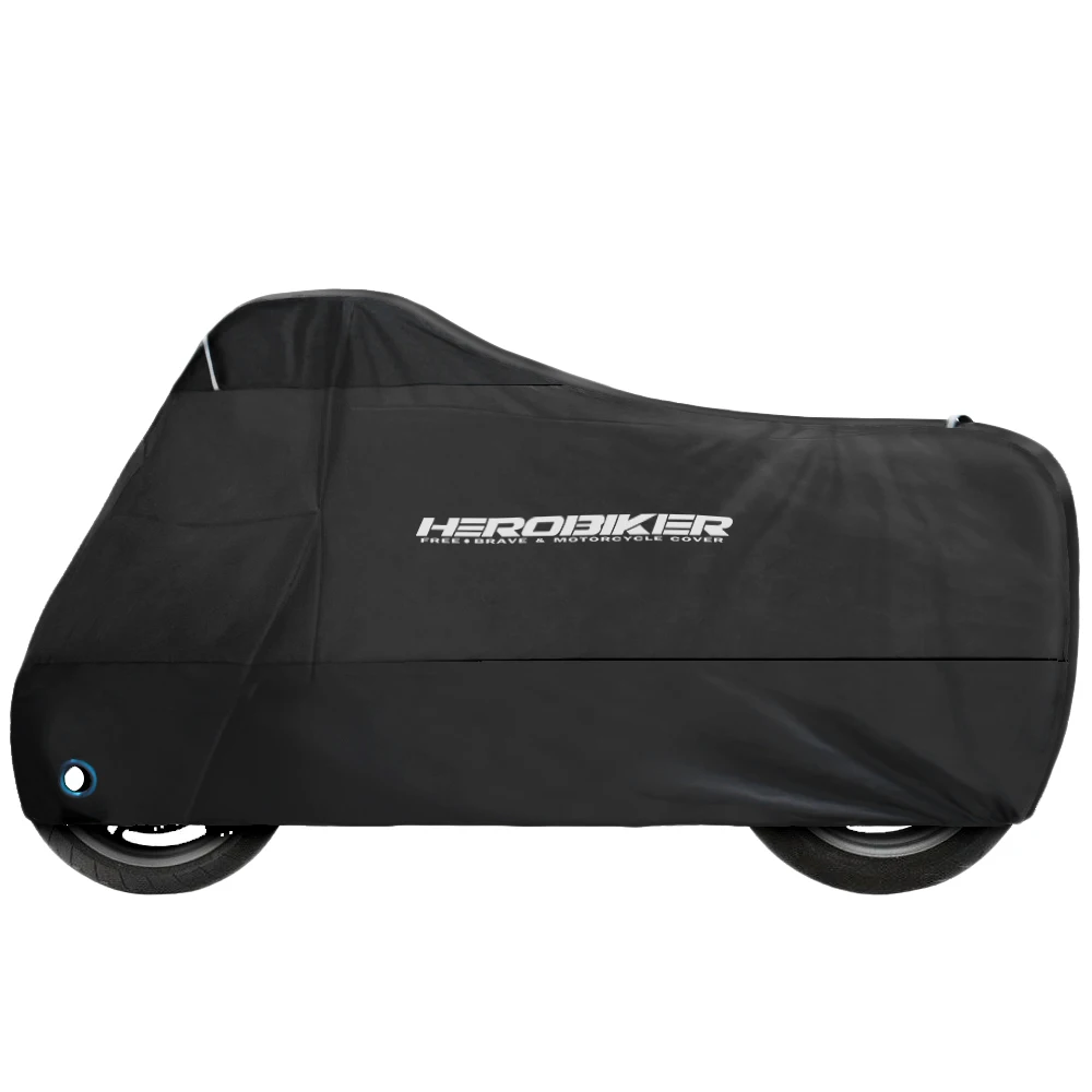 HEROBIKER Waterproof Biker Cover Motorcycle Cover Motorbike Moto Scooter Cover UV Protector Dustproof Motorcycle Raincoat M-4XL