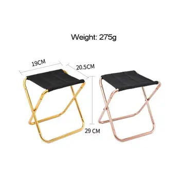 

New Outdoor Portable Foldable Fishing Chair Beach Camping Chairs Aluminum Alloy Fishing Stool With Bag Ultra Light Picnic