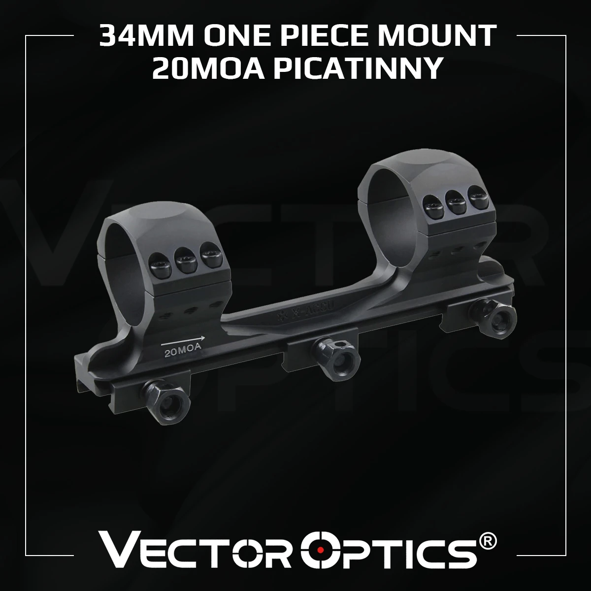 Patriottisch Bot Depressie X Accu 34mm Medium Profile One Piece 20MOA Picatinny Mount Designed For  Long Range Shooting Fit Max 56mm Scope Objective Lens|Scope Mounts &  Accessories| - AliExpress