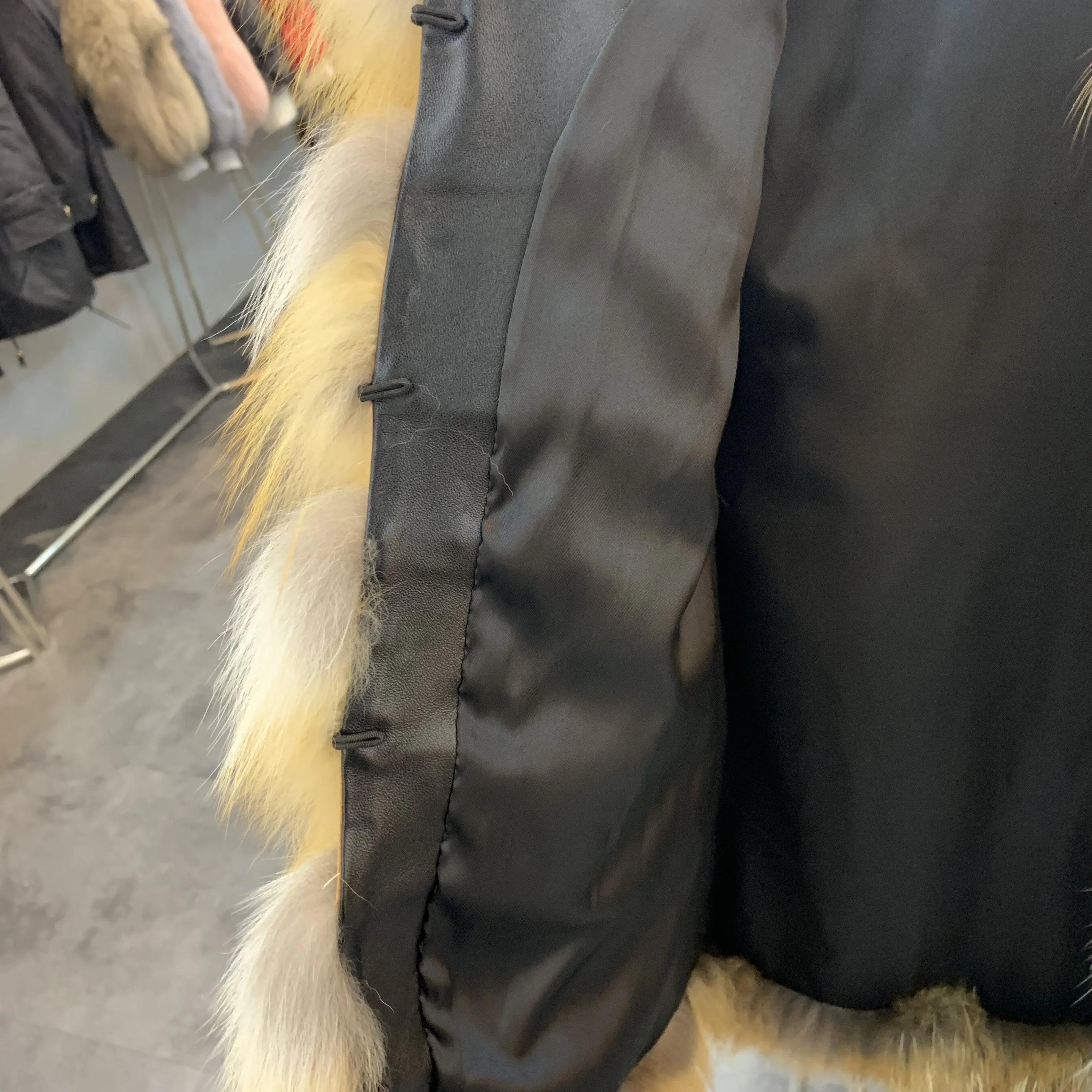 SQXR FUR Women Real Fur Coat Thick Warm Female Natural Fox Fur Jacket Outerwear coat