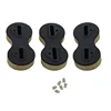 3pcs/lot Plastic Fusion Fin Box for FCS Surfboard Fins Surfing Plugs Set ( 0 +5 +9 deg ) 3