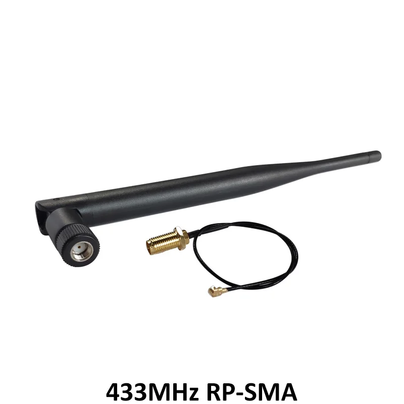 433 МГц Антенна 5dbi GSM RP SMA разъем резиновая Lorawan антенна + IPX к мужской удлинитель