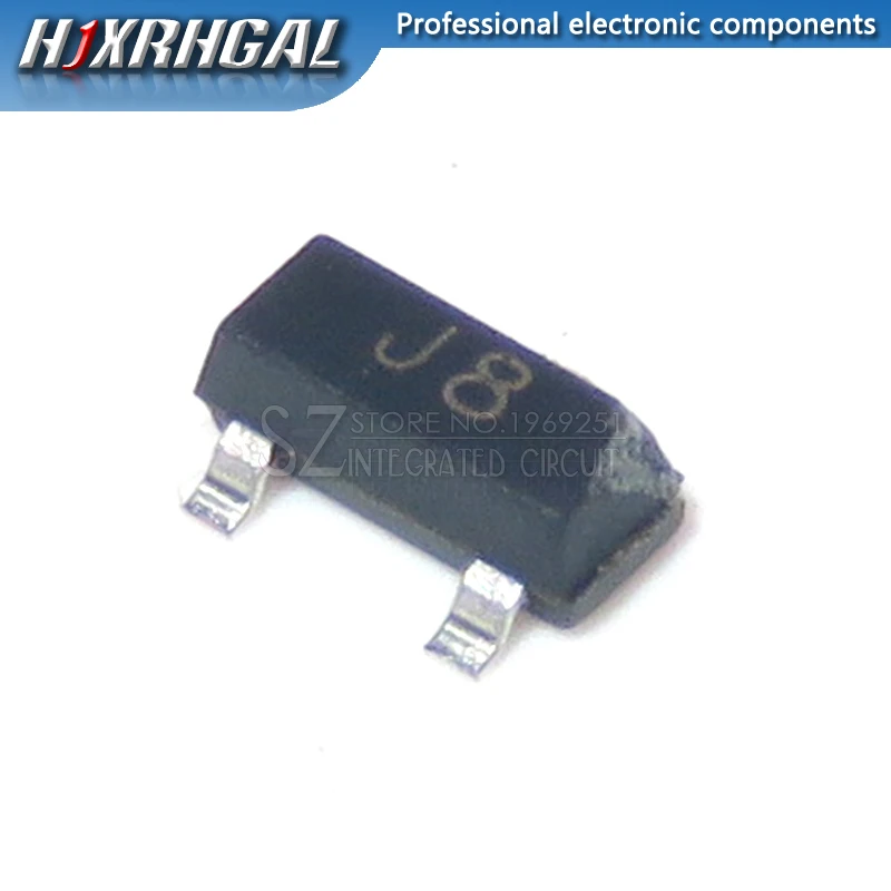 1 pieza S9018 9018 SOT23 SOT SMD J8 SOT 23 transistor de SOT23 3 ...