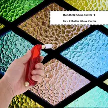 6 шт./кор. ручной острый резак для керамической плитки пистолет ручка масляный стеклянный РОЛИК резак один стеклянный нож Вес 69 г Случайный
