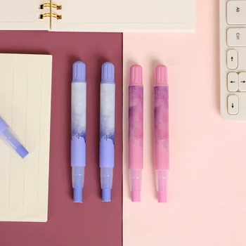 

1 Pcs Random Creative Ink Painting Eraser Pencil Shape Simple Painting Writing Erasers Back To School Supplies Gift Stationery