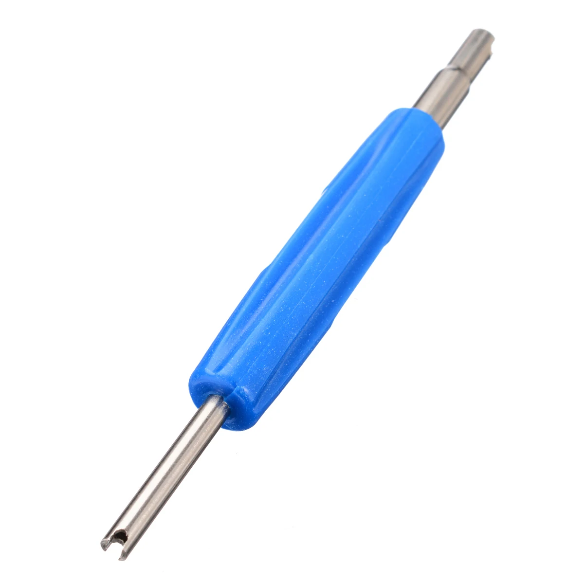 2 Way Dual Ended Wheel Tyre Valve Key Remover Removal Tool + 2pcs Valve Cores FOR Auto Standard Big Bore Valves