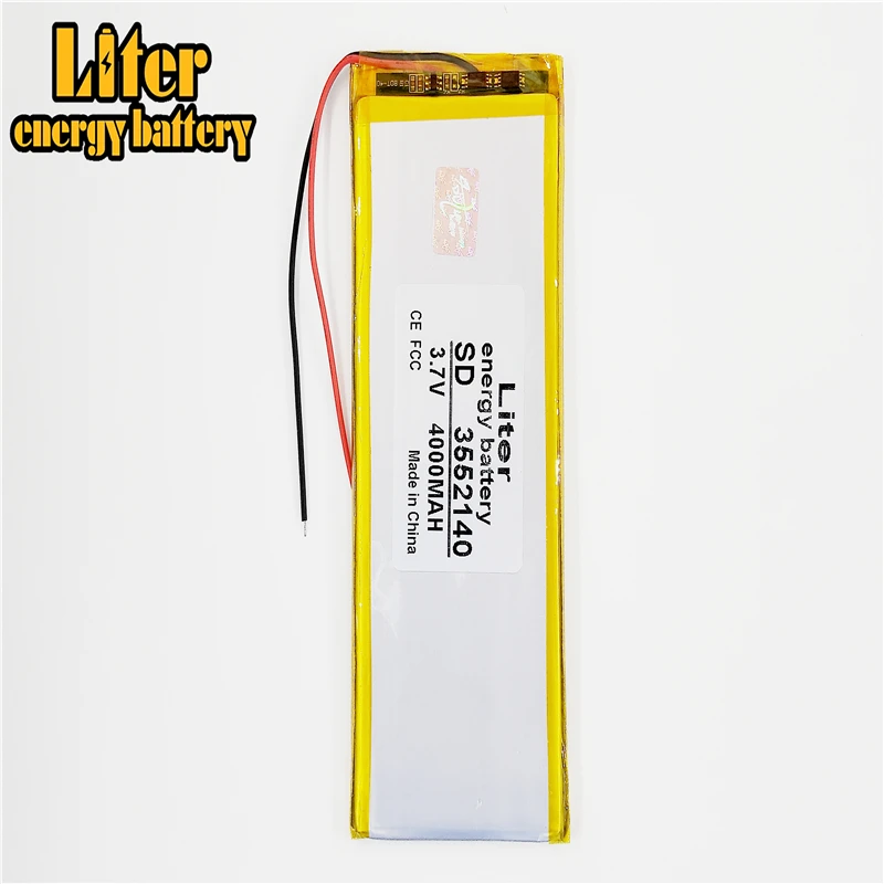 3552140 3550140 4000Mah 3 7 V литий полимерный Батарея Перезаряжаемые аккумулятор планшетных
