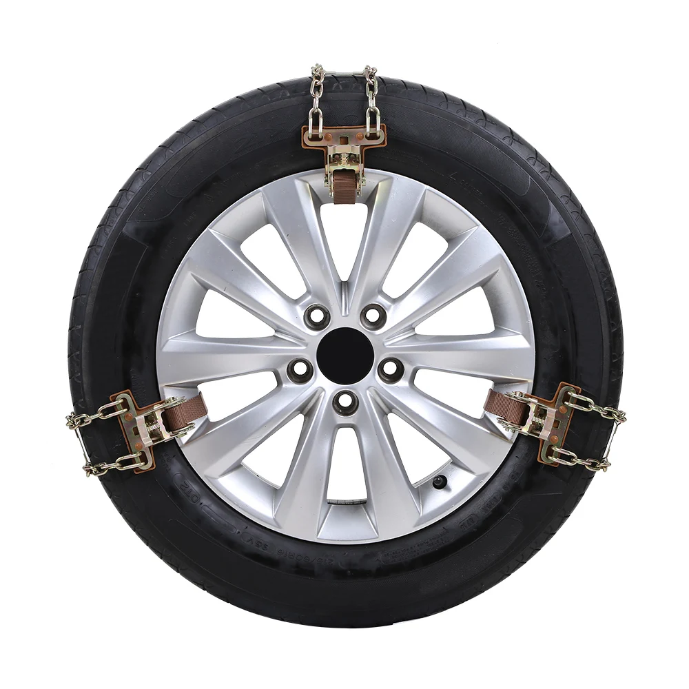 

Snow Chains Anti-skid Tire Chains Anti Slip Snow Tire Chains Climbing Mud for Car SUV Truck