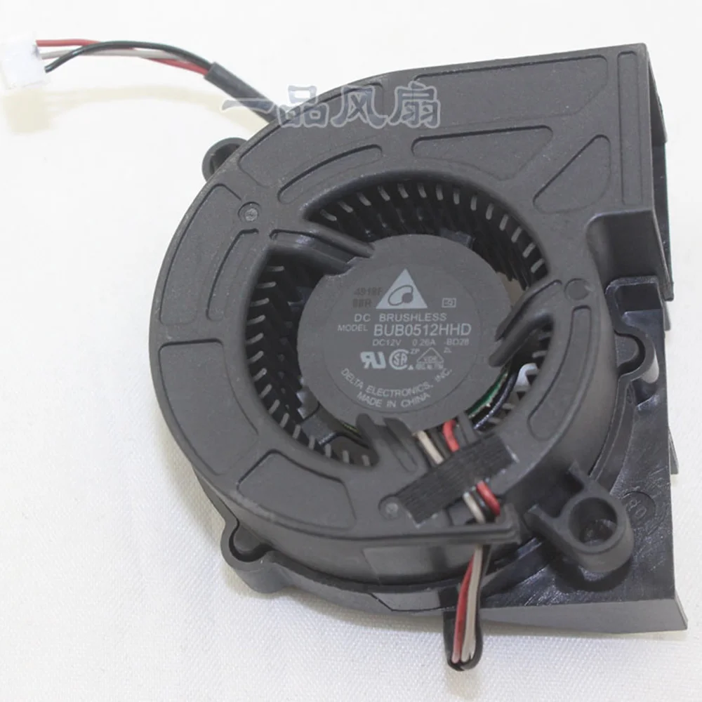 3-проводной вентилятор проекционный охлаждающий для delta BUB0512HHD 5015 12V 0.26A |