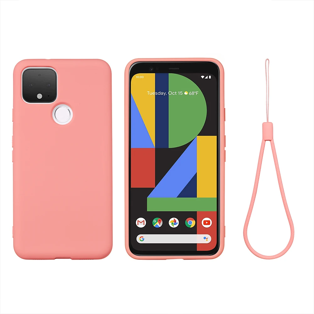 Shockproof Colorful Soft Silicone Back Case with Strap