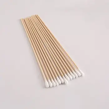 

200Pcs 15CM Long Wooden Handle Cotton Swab Single-Head Q-Tips Ear Nose Cleaning Sterile Sticks Makeup Applicator Remove Tool