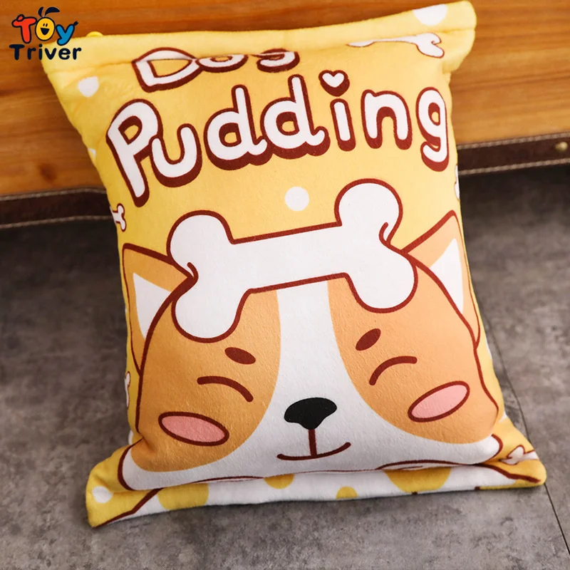 Одна сумка, пудинг, Плюшевая собачка, игрушка, Triver Plushie, мягкие животные, кукла, подушка, подушка для малышей, детей, мальчиков, девочек, подарок на день рождения