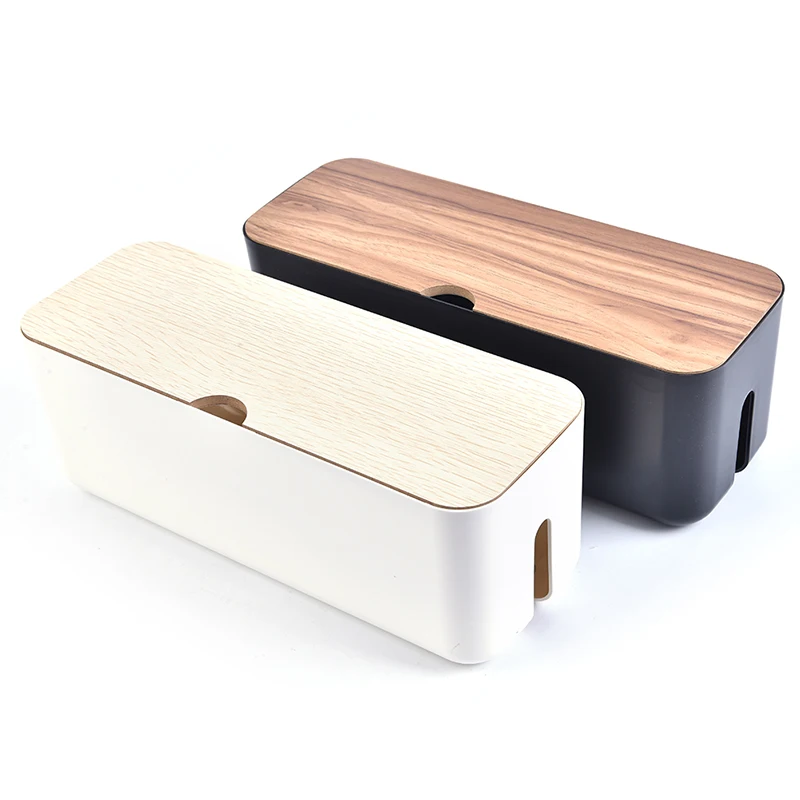 1pc Cable Storage Box Plastic Power Strip Container Cord Hider Organizer Case Socket for Home | Электроника