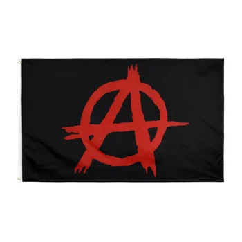 

Anarchy Flag the United States USA 150* 90cm 3ft x 5ft Custom Banner Metal Holes Grommets