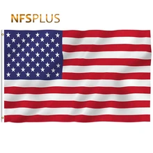 3x5 Ft USA Flag US 90x150CM National Flag of United States Polyester Printed The Star-Spangled Banner American Flags and Banners