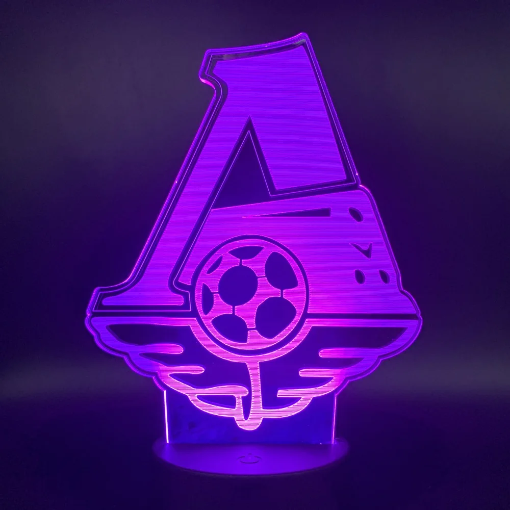 Ночник FC Lokomotiv, футбольный клуб, 3D светодиодный Лампа для офиса и дома, украшение комнаты, детская настольная лампа для мальчиков, подарок