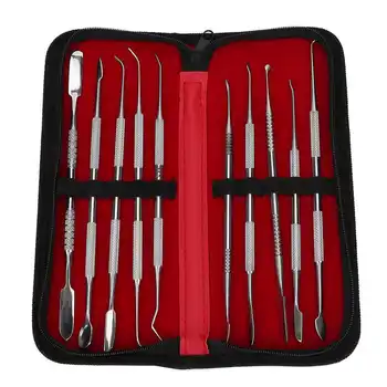

10x Stainless Steel Wax Carving Knife Tool Sculpting Set Model Clay Candle Craft