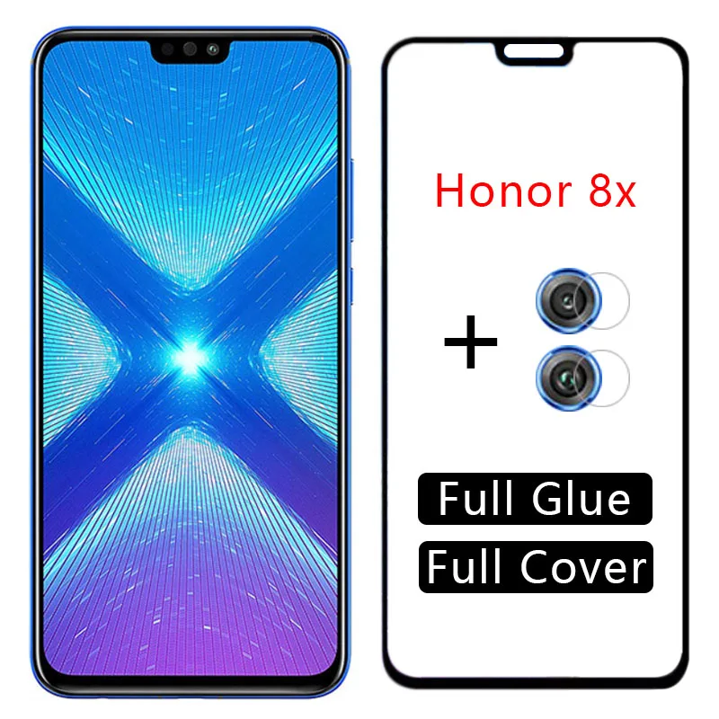 protective glass honor 8x camera lens film tempered glas screen protector for huawei honor8x honer onor 8 x x8 huawey huwei 6.5 | Мобильные