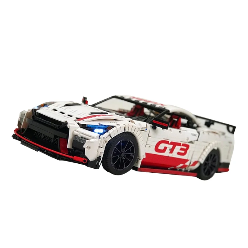 

Compatible serie de alta tecnología MOC 25326 GTR GT3 Control remoto eléctrico bloques de coches deportivos para niños