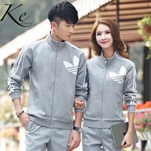 KE sportwear серый мужской женский спортивный костюм мужские женские костюмы спортивные беговые фитнес большого размера плюс 3XL 4 xl пара брюки свитер