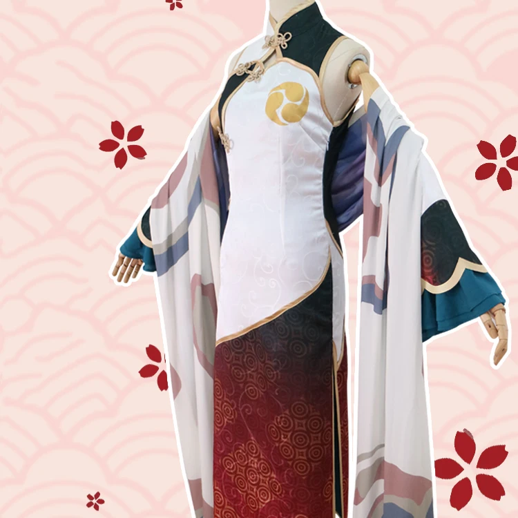 Игра Fate Grand Order Косплей костюмы Tomoe Gozen Косплей Костюм Archer Inferno Косплей Cheongsam вечерние костюмы на Хэллоуин