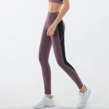 Женские Леггинсы для йоги, беговые штаны, женские бесшовные, высокая талия, спортивная одежда для йоги