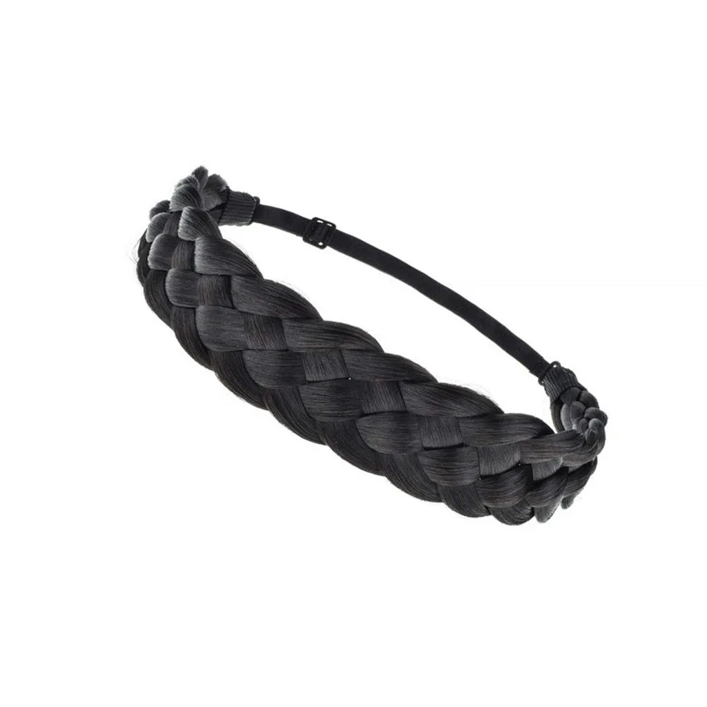 JAYCOSIN Accessory Trendy Wild Lady Synthetic Wig Braided Hair Band Design Simple Elastic Twist Headband Princess Hair 1217#2