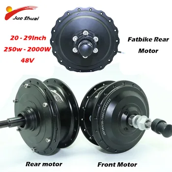 

48V 250W-2000W Motor for Electric Bike Front Rear Wheel High Speed Powerful Fatbike EBike Motor fork 135/170/190mm ConversionKit