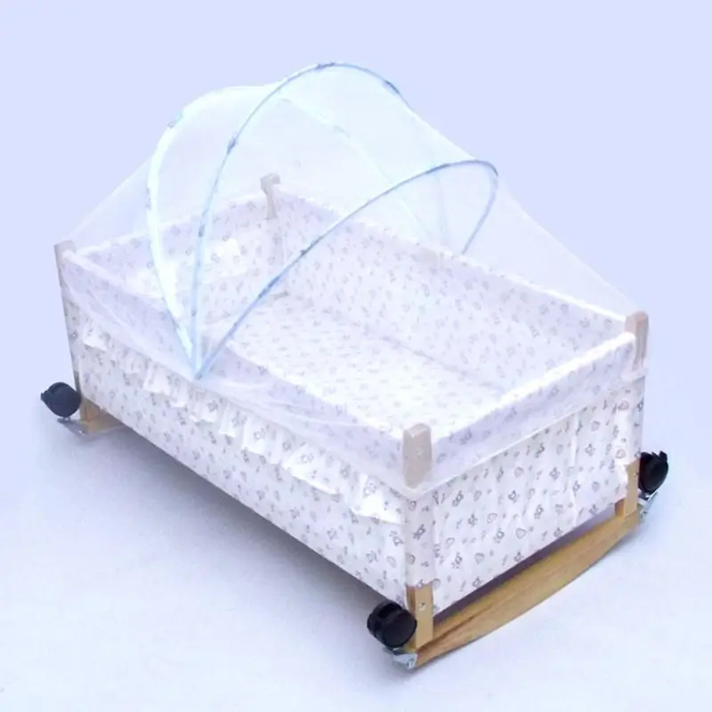 

Baby Cradle Bed Mesh Mosquito Nets Foldable Summer Baby Arched Mosquitos Nets Portable Crib Netting For Infant Baby Cradle